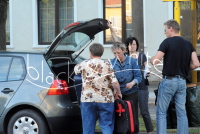 Erste Aktion zur Bergung persönlicher Sachen